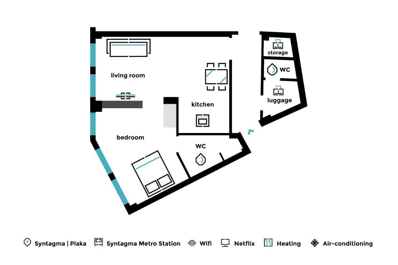 Luxury Apartments In Plaka By Upstreet Athens Bilik gambar